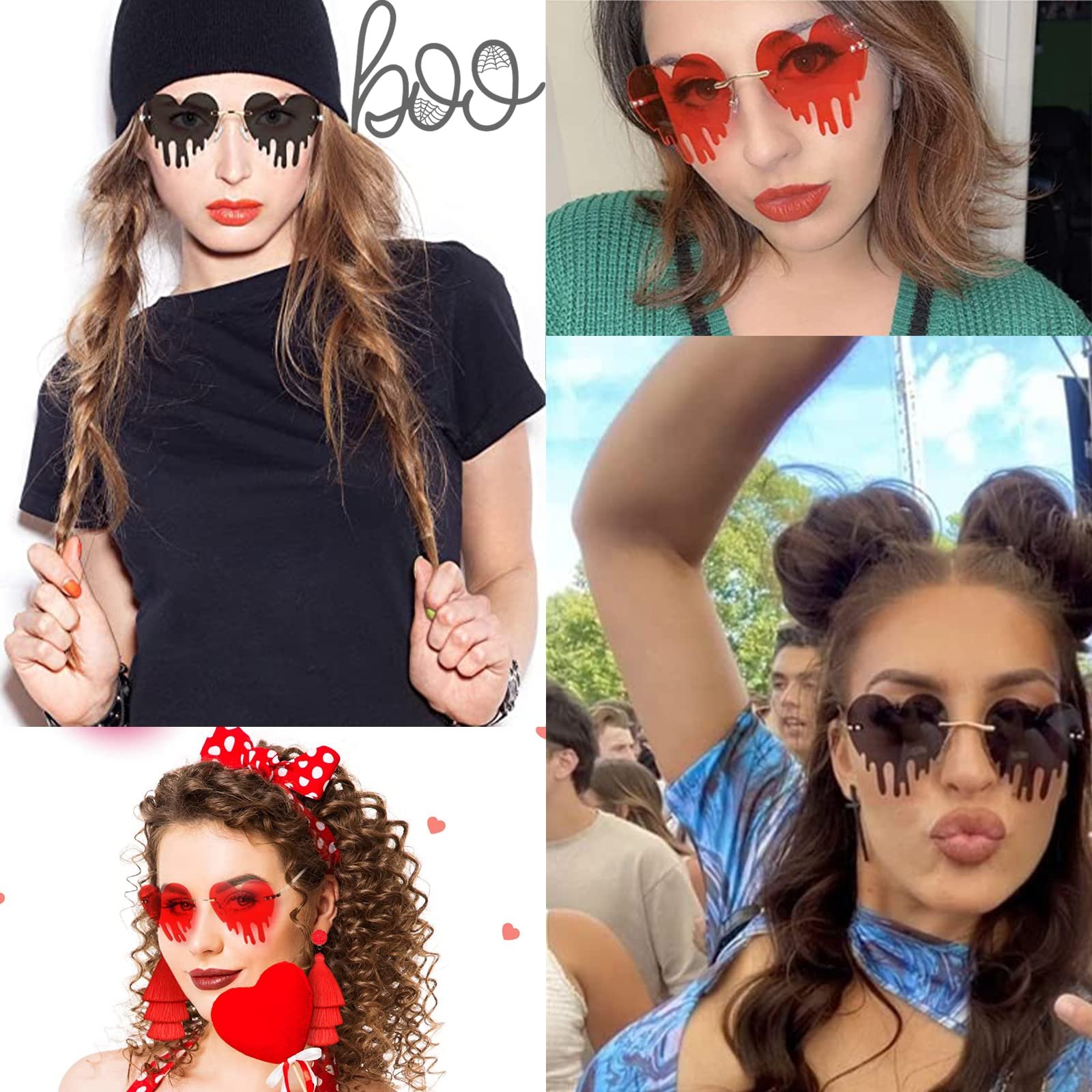 Солнцезащитные очки Sunwuun Rave, Тающее сердце., фото №4