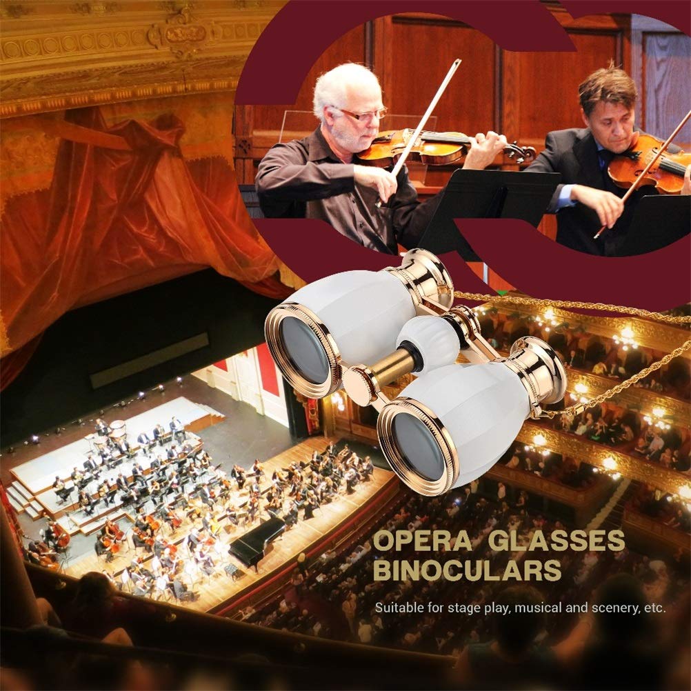 Оперные бинокли CAZARU 4x30 Coated Theatre Glass Retro с цепочкой, фото №3