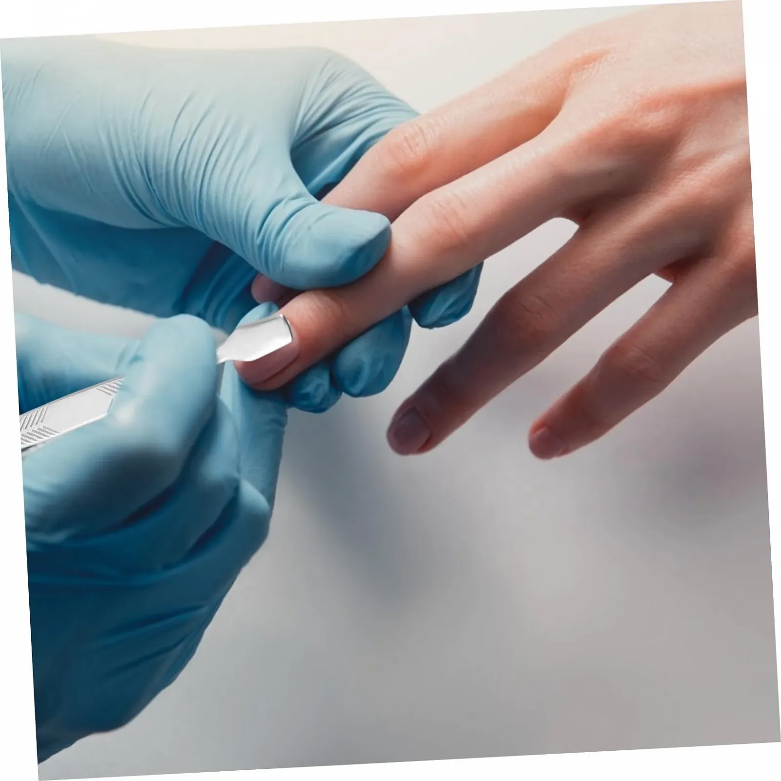 Набор для маникюра и педикюра PACKOVE 9 предметов, нержавеющая сталь, серый, фото №3