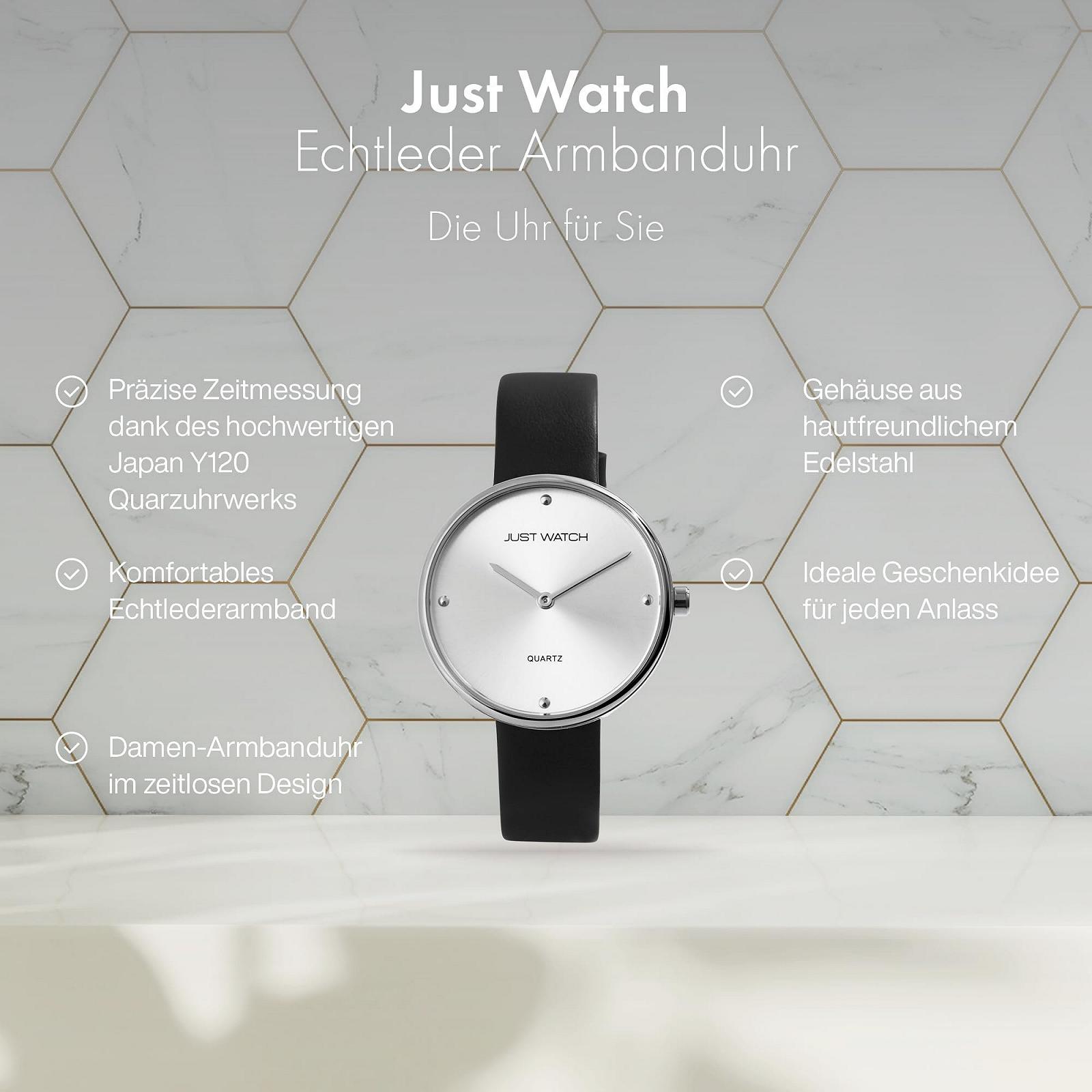 Женские часы Just Watch JW265 Ремешок из кожи Аналоговый Quartz JW10130, фото №2