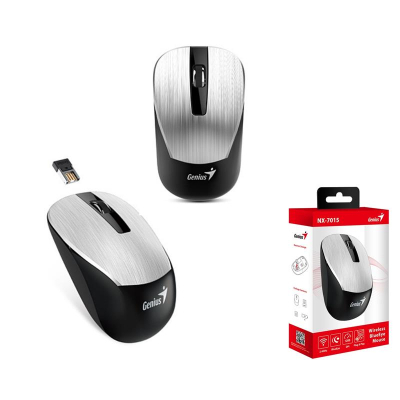 Мышка Genius NX-7015 Wireless Silver (31030019404), фото №2 Мышка Genius NX-7015 Wireless Silver (31030019404), фото №2