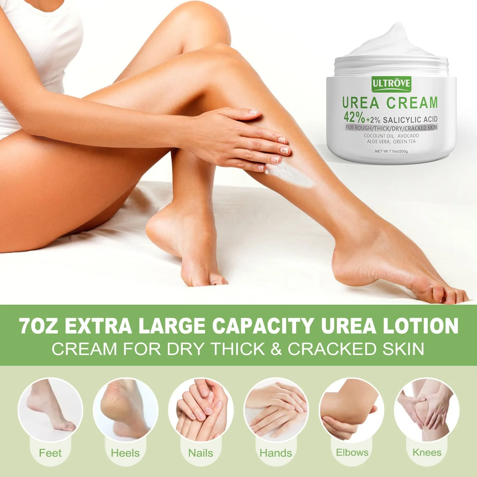 Крем для ног Urea Cream 42% с 2% салициловой кислоты 200 g, фото №6