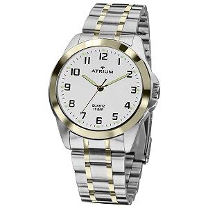 Женские часы ATRIUM Серебристо-золотой/Белый A24-40, Браслет - Фото 1