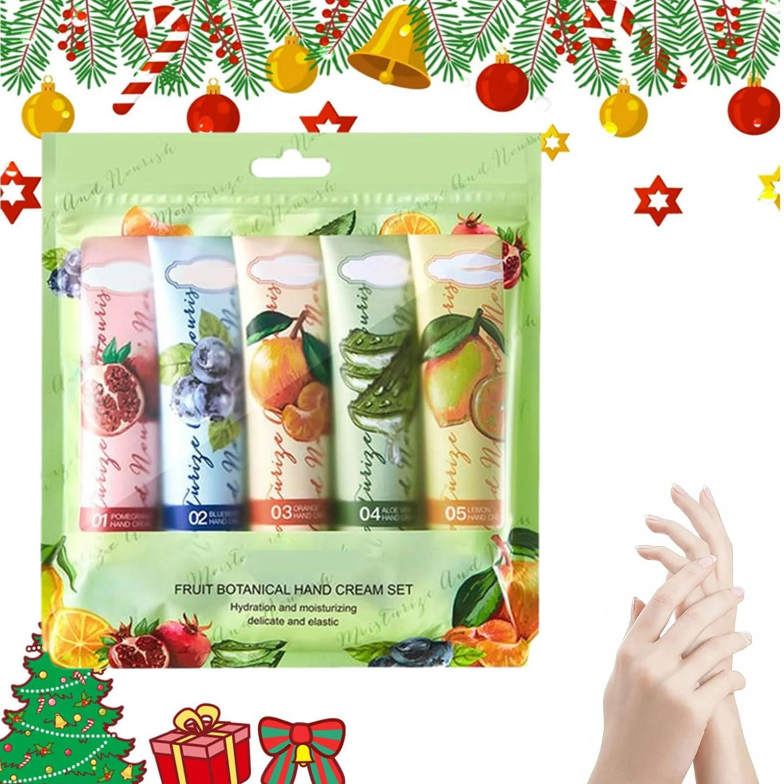 Крем для рук Набір Різдвяний, Набір кремів для рук, 5 шт, фото №1 Крем для рук Набір Різдвяний, Набір кремів для рук, 5 шт, фото №1