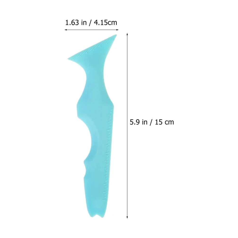 Трафареты для подводки глаз Многоразовые Силиконовые для бровей, губ, линии челюсти Синий, фото №6 Трафареты для подводки глаз Многоразовые Силиконовые для бровей, губ, линии челюсти Синий, фото №6