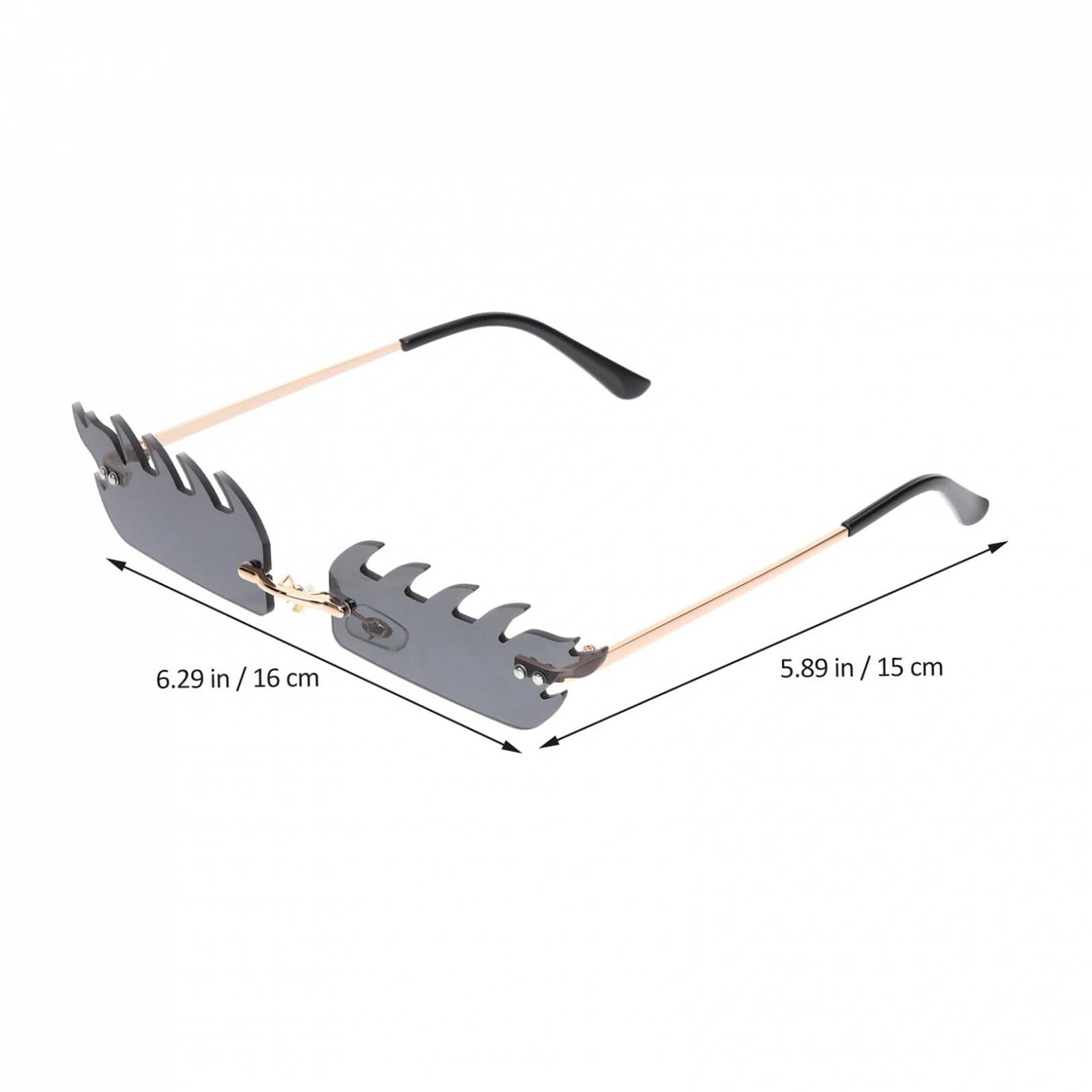 Безкаркасні сонцезахисні окуляри PACKOVE у стилі 90-х, 2 пари, фото №6