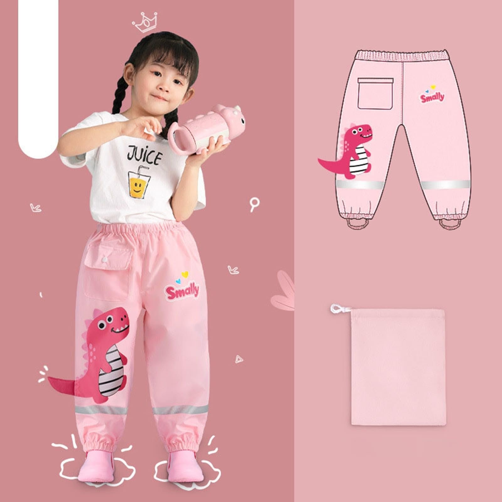 Дождевик Детский для девочек и мальчиков M, фото №2 Дождевик Детский для девочек и мальчиков M, фото №2