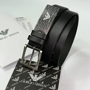 Купити Чоловічий ремінь Armani з натуральної шкіри для джинсів, 130 см - Фото 1 Чоловічий ремінь Armani з натуральної шкіри для джинсів, 130 см - Фото 1