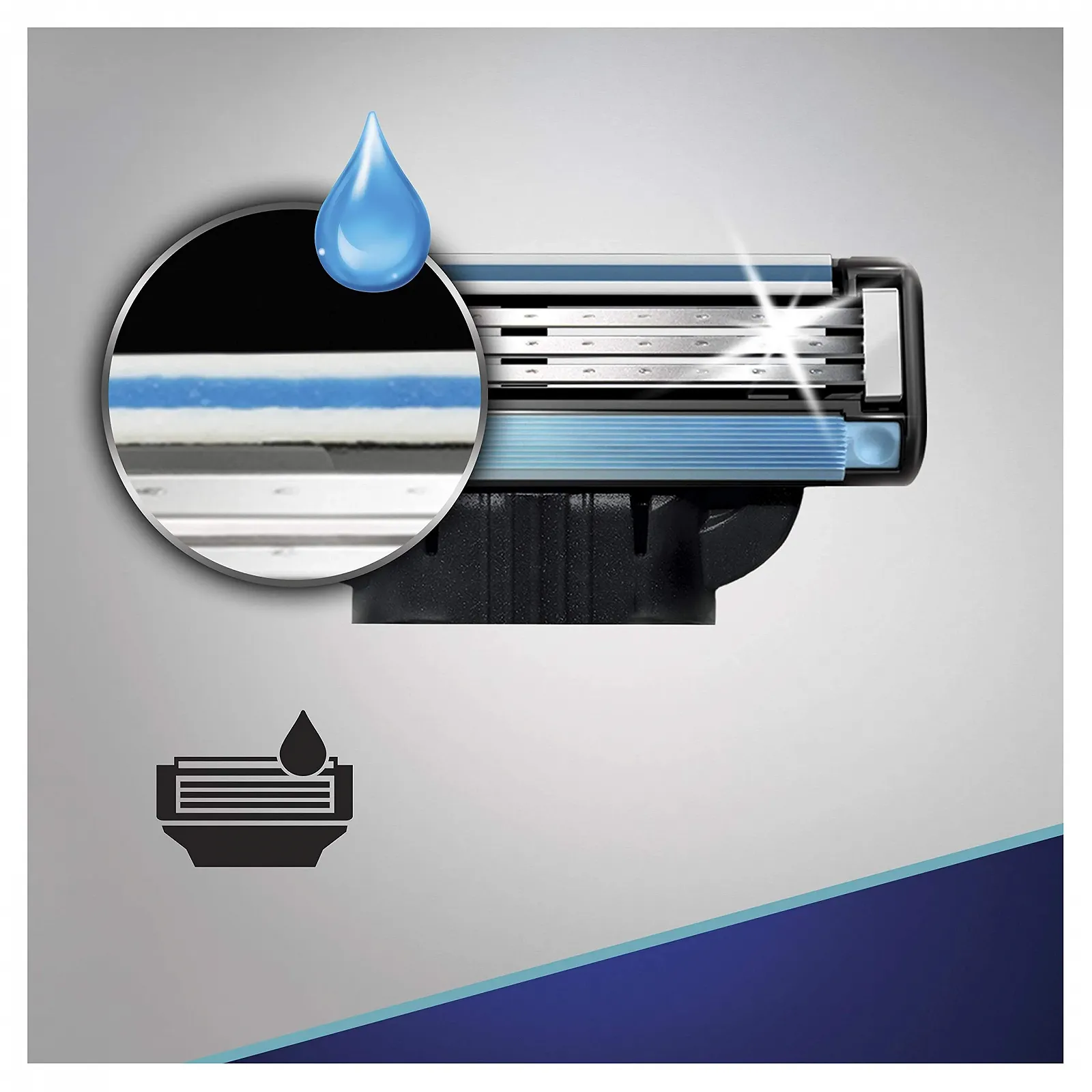 Сменные кассеты Gillette Mach 3 6 шт, фото №3