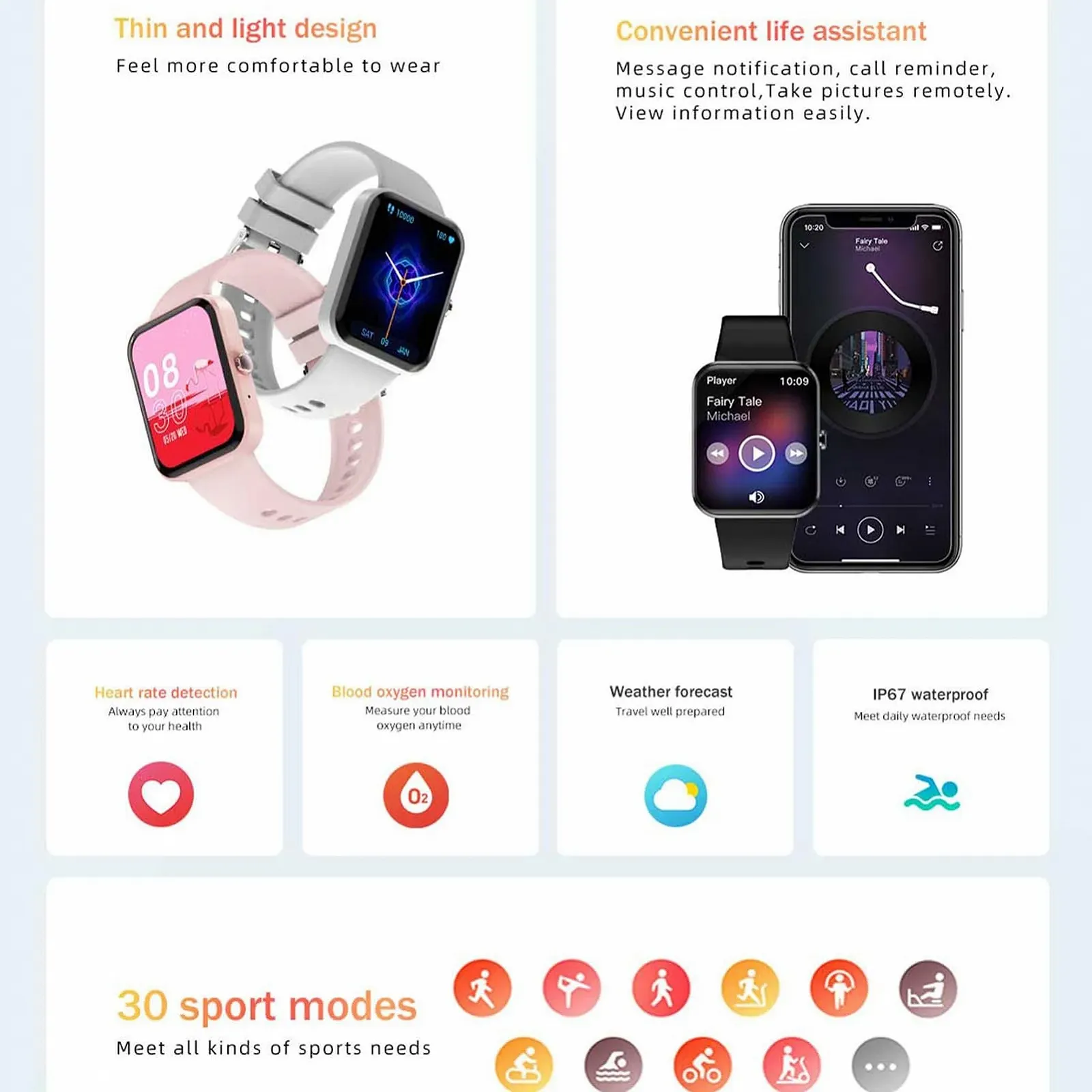 Смарт-годинник для чоловіків і жінок 1,83 дюйма, фото №5 Смарт-годинник для чоловіків і жінок 1,83 дюйма, фото №5