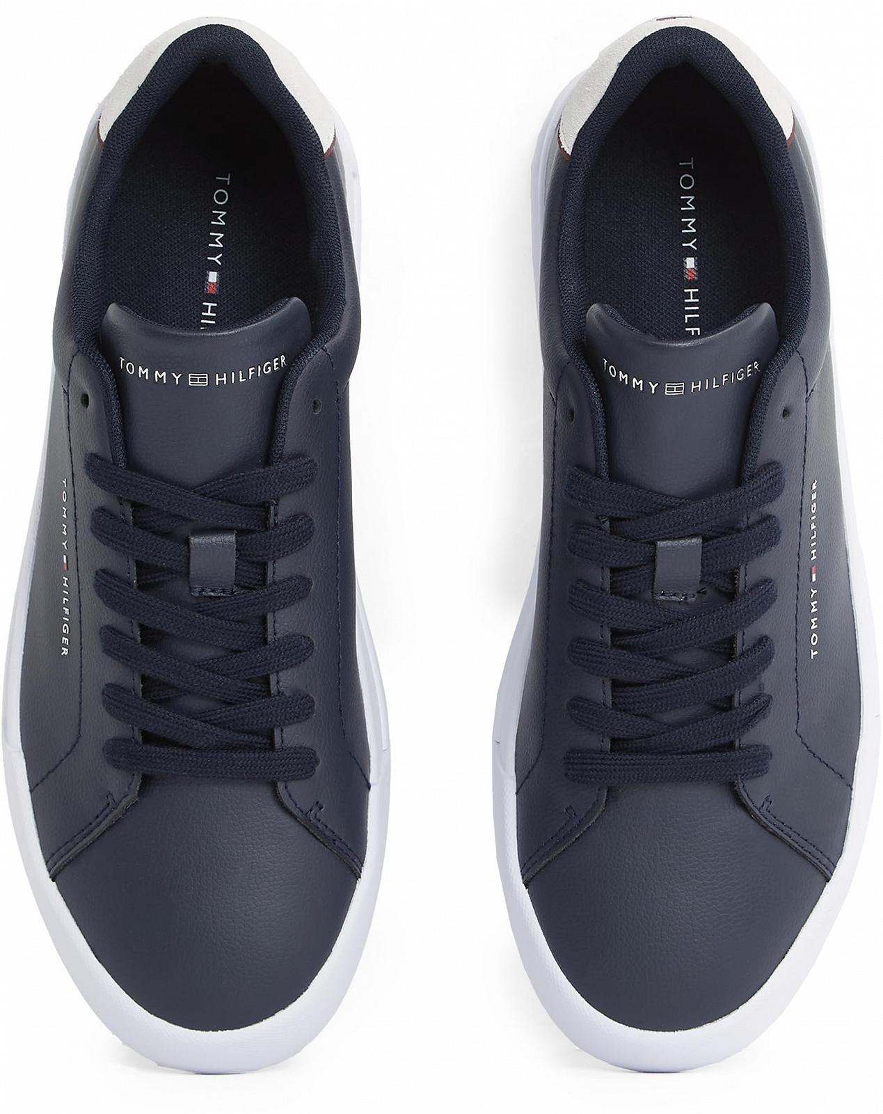 Кроссовки Tommy Hilfiger Low Court Leather Detail Essential, фото №4 Кроссовки Tommy Hilfiger Low Court Leather Detail Essential, фото №4