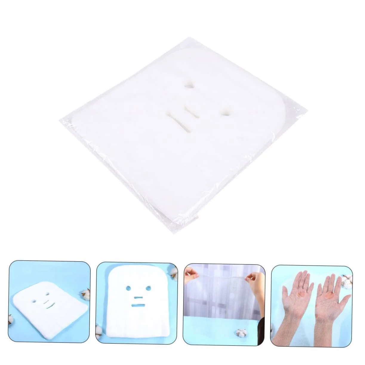 Одноразові Маски для обличчя PACKOVE 100 шт, фото №9 Одноразові Маски для обличчя PACKOVE 100 шт, фото №9