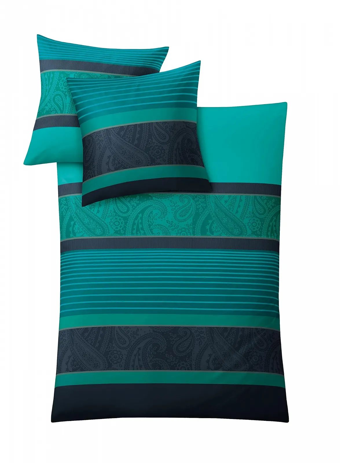 Комплект постільної білизни Kleine Wolke Cambridge 135 x 200 см помаранчевий, фото №1