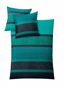 Комплект постільної білизни Kleine Wolke Cambridge 135 x 200 см помаранчевий - Фото 1