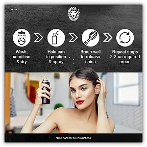 Спрей для загущення волосся MANE Засіб для підфарбовування коренів (200 мл x 2 шт.) Чорний synthetic.ua - Фото 1