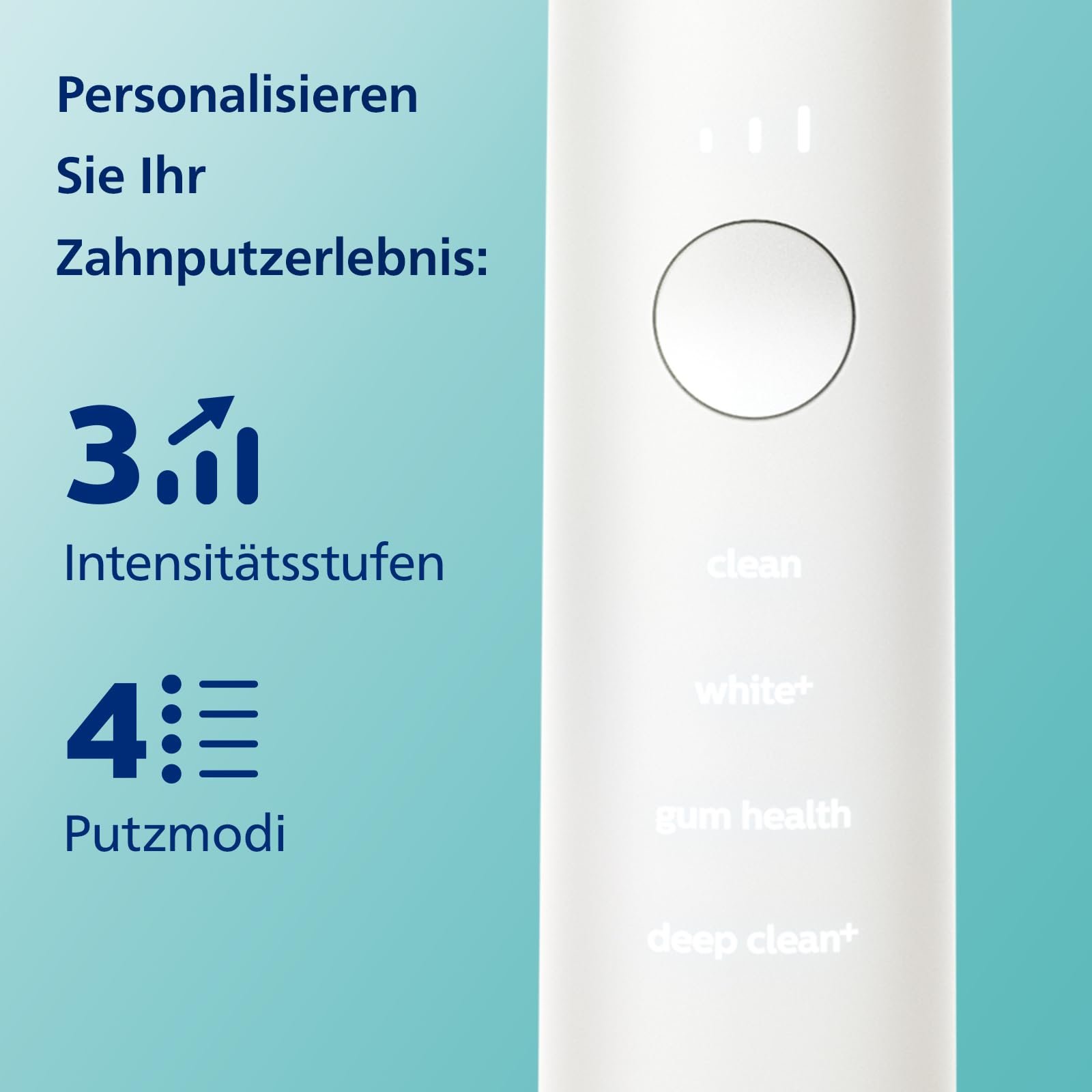Зубная щетка электрическая Philips Sonicare DiamondClean 9000, Twin Pack, звуковая технология, датчик давления, 4 режима чистки, 3 уровня интенсивности, стакан для зарядки, Белый, фото №5