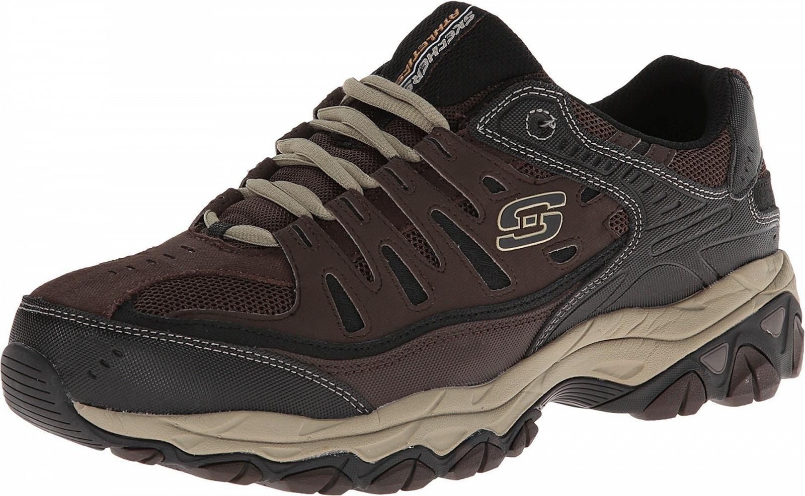 Кросівки Skechers Sport Afterburn чоловічі Memory Foam на шнурках, фото №1