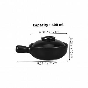 Керамический горшок Donabe Japanese для риса и тушения термостойкий synthetic.ua - Фото 1