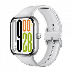 Смарт-годинник Xiaomi Redmi Watch 5, 2.07-дюймовий AMOLED, 60 Гц, до 24 днів роботи від батареї, 150+ спортивних режимів, водонепроникність 5ATM, GNSS, датчик серцевого ритму та SPO₂, Bluetooth-дзвінки, алюмінієва рамка, поворотна коронка, сріблясто-сірий - Фото 1