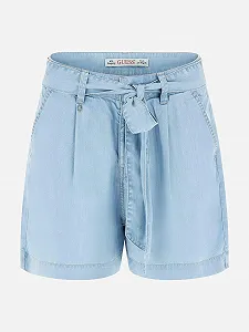 Купить Женские шорты GUESS Nenita Belted Cargo Shorts Blue - Фото 1 Женские шорты GUESS Nenita Belted Cargo Shorts Blue - Фото 1