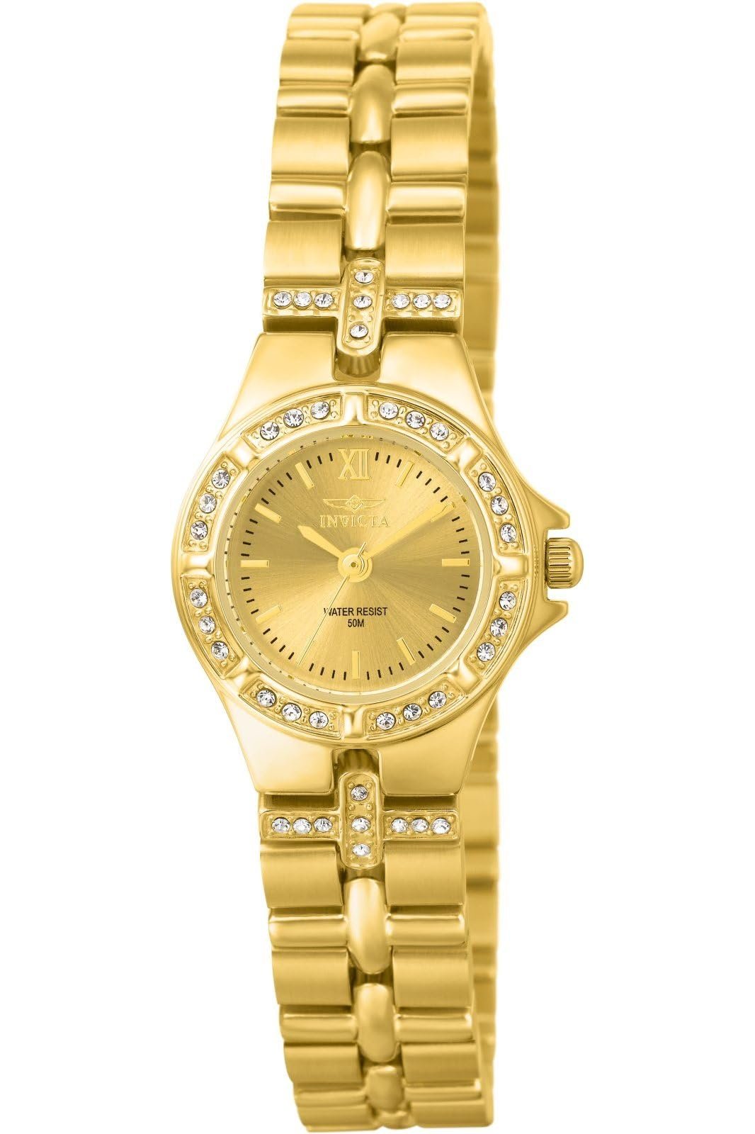 Часы женские Invicta Wildflower 21 мм, нержавеющая сталь, кварцевый механизм, фото №1