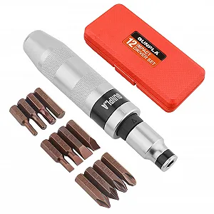 Набір викруток ударних Gunpla 1/2" 12 шт. легована сталь - Фото 1