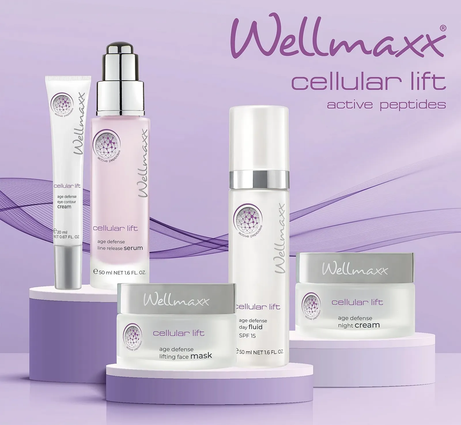 Маска для обличчя WELLMAXX Cellular Lift Age Defense Lifting - Живильна, фото №3 Маска для обличчя WELLMAXX Cellular Lift Age Defense Lifting - Живильна, фото №3