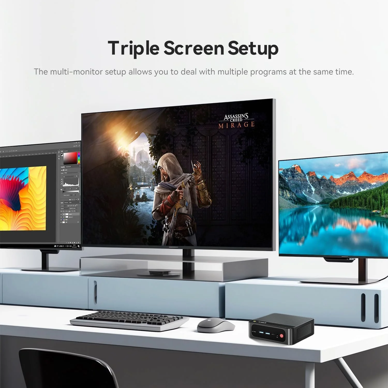 Міні ПК Beelink SER5 / AMD Ryzen 5 5600U / RAM 16GB / SSD 512GB / 1 x HDMI / 1 x LAN / Wi-Fi 6 / Bluetooth 5.2 / Windows 11 Pro / Чорний, фото №3