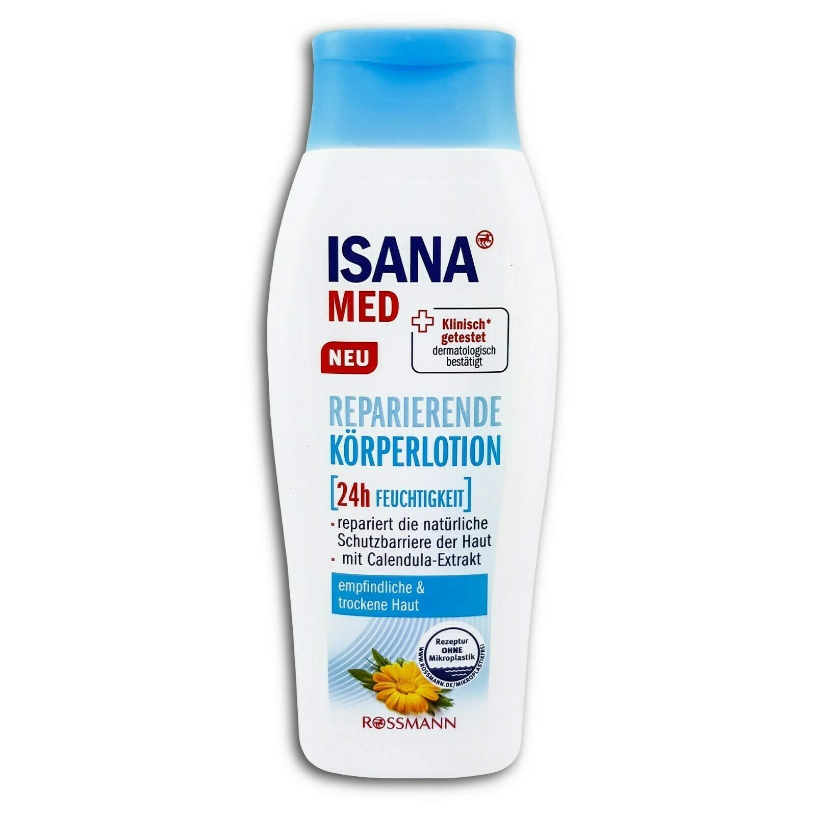 Лосьйон для тіла ISANA Med Відновлюючий з екстрактом календули для чутливої шкіри, фото №1