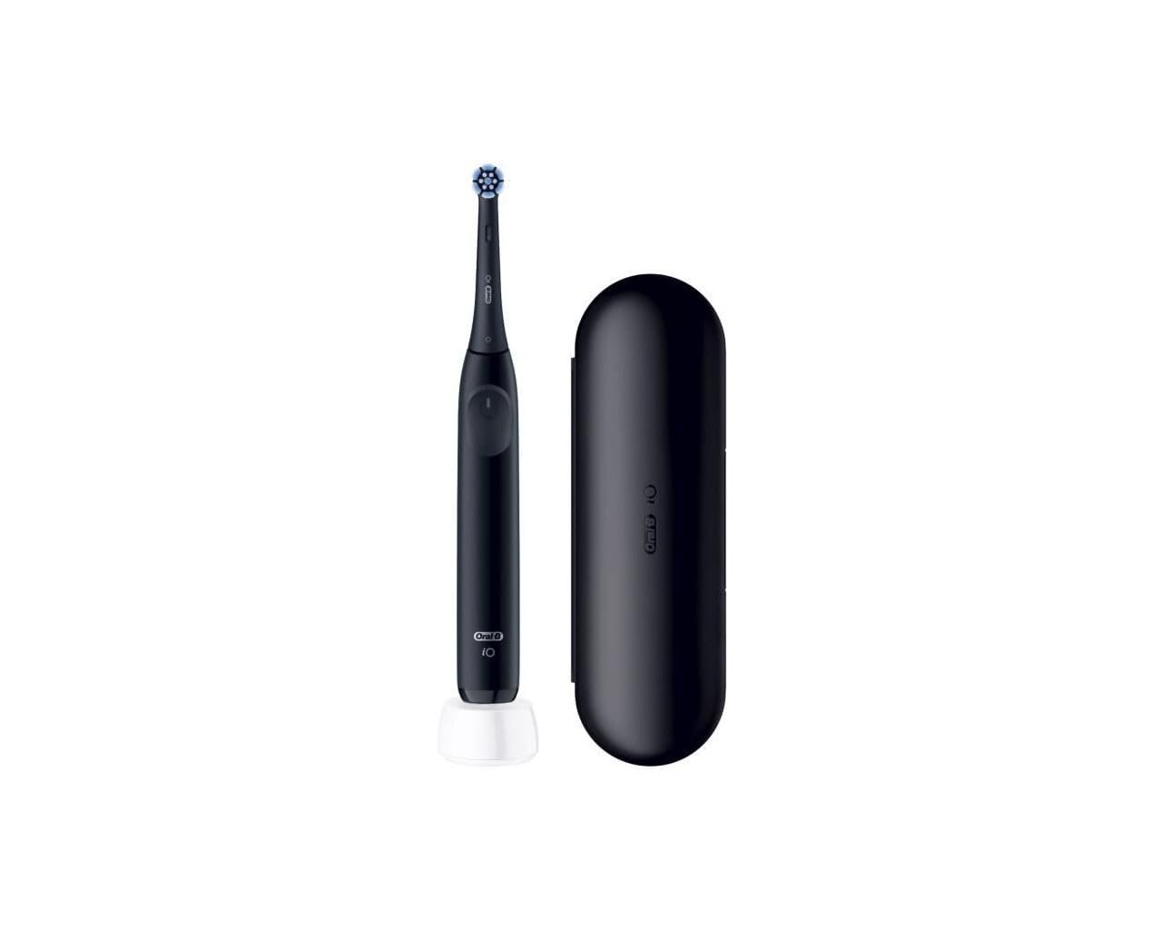 Електрична Зубна Щітка Oral-B iO 2 Чорний, 3 Режими Чищення, М'яка Щітка, Аксесуари, Змінна Щітка, Зарядний Пристрій, Дорожній Футляр, фото №3