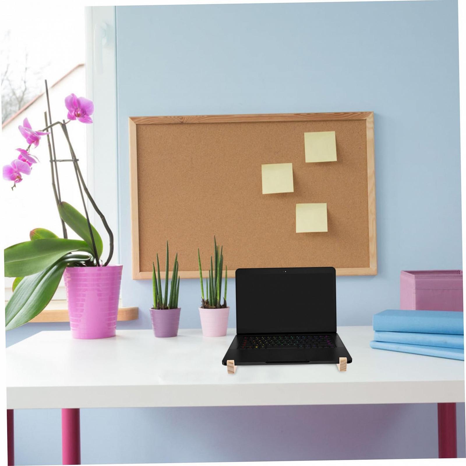 Подставка для ноутбука Homoyoyo деревянная, регулируемая по высоте, фото №4