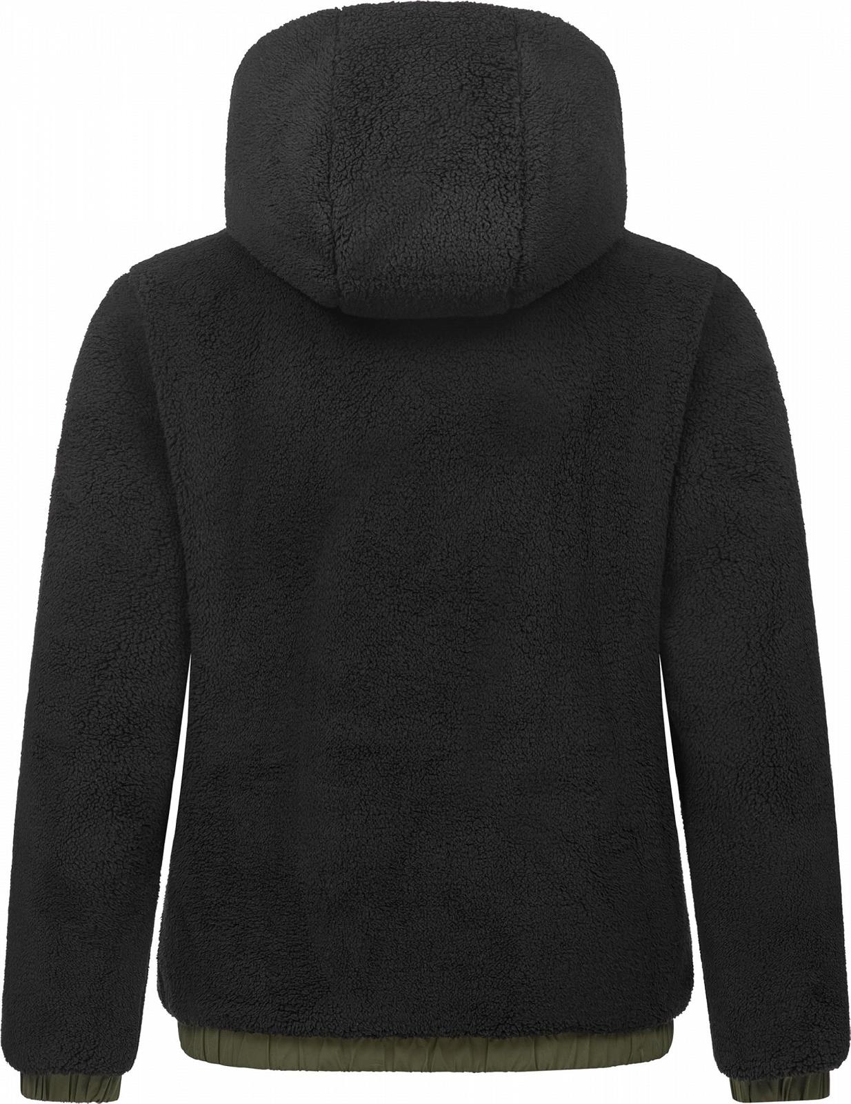 Куртка Teddy Fleece двухсторонняя Ragwear Qaria Женская стеганая куртка с капюшоном, фото №8