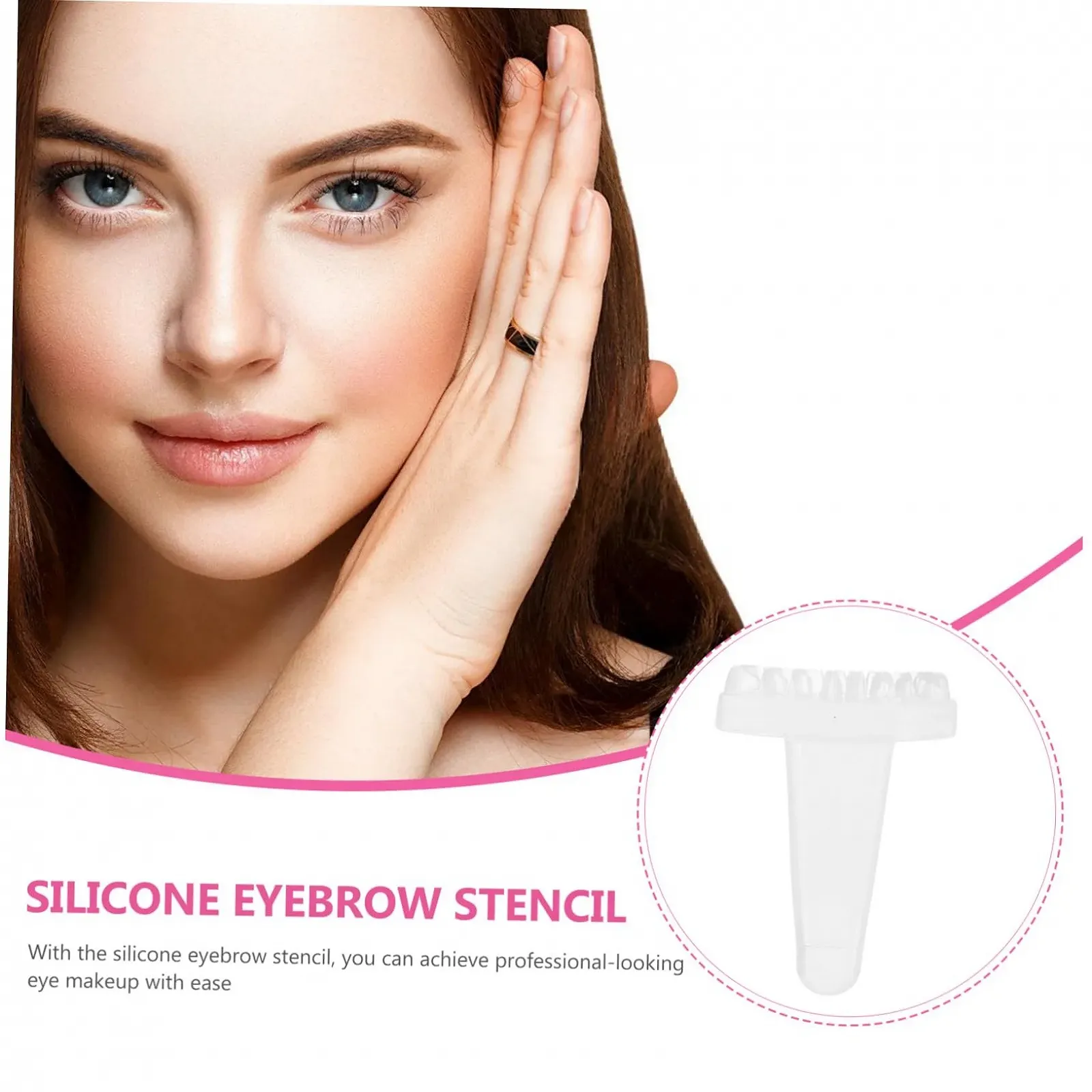 Инструмент для подводки глаз, трафарет, аппликатор для макияжа, штамп для ресниц из силикона, фото №6 Инструмент для подводки глаз, трафарет, аппликатор для макияжа, штамп для ресниц из силикона, фото №6