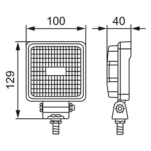Робоча фара HELLA 1GA 357 107-022 для DAF SCANIA, фото №4