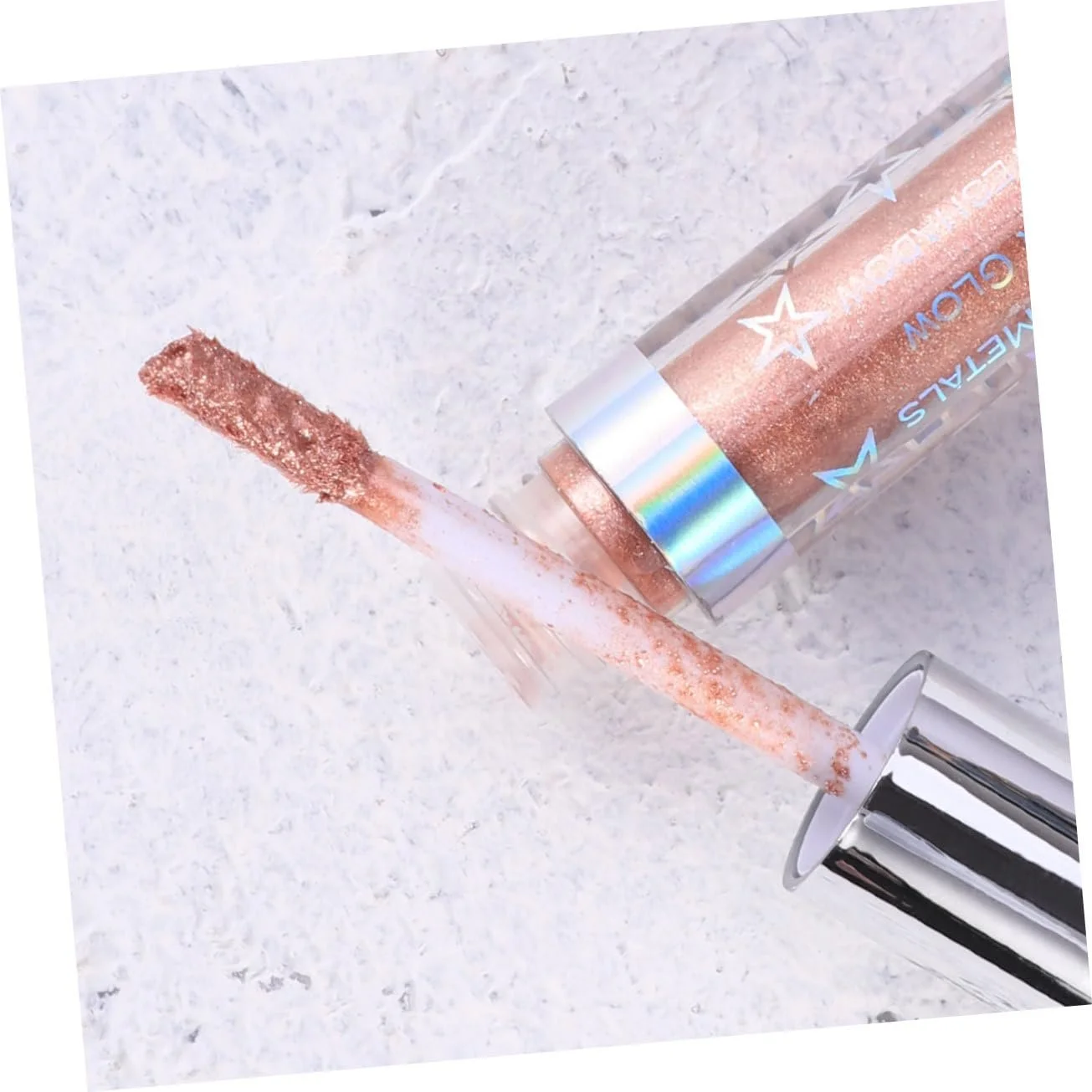 Підводка для очей minkissy Glitzer, тіні Starlight, блискуча, фото №5