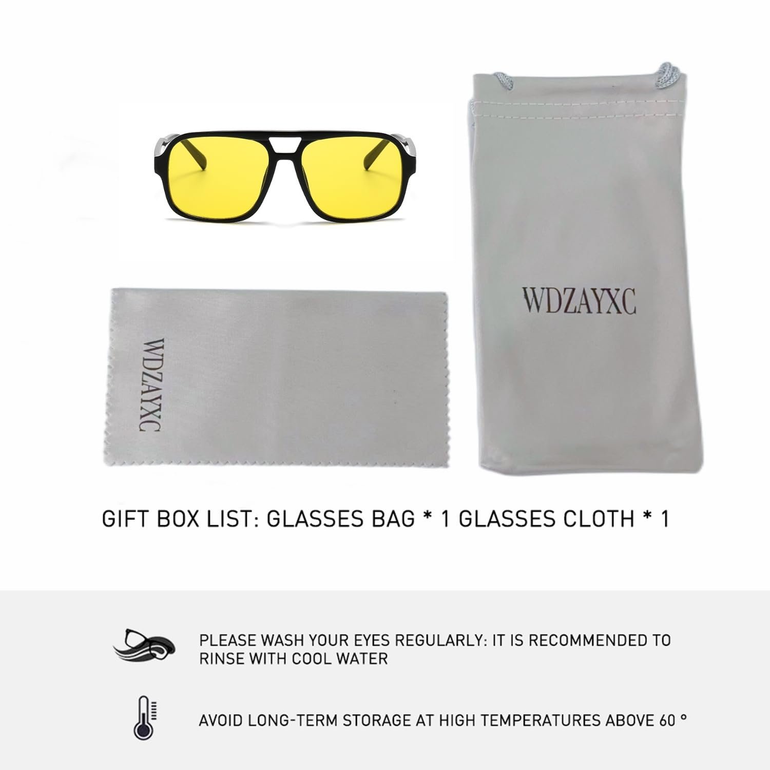 Сонцезахисні окуляри Retro WDZAYXC Великі, фото №4