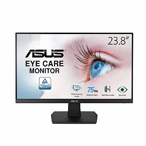 Монітор ASUS Eye Care VA247HE 24 дюйми Full HD Безрамковий Без мерехтіння Синій фільтр FreeSync - Фото 1