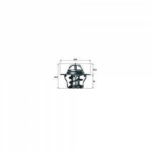 Термостат охлаждающей жидкости MAHLE BEHR TX 4 75D для FORD MERCEDES-BENZ LAND ROVER - Фото 1