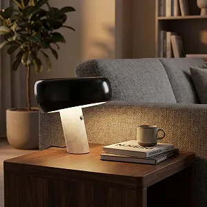 Світлодіодна настільна лампа B·LED BARCELONA Flick метал та мармур E27 synthetic.ua - Фото 1