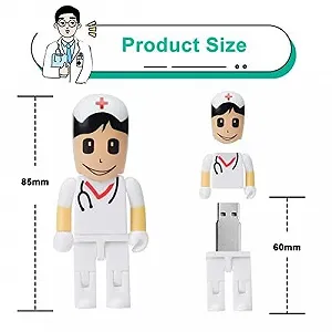 USB-флеш-накопичувач Cartoon Nurse Model 32 ГБ USB 2.0 Білий ціна на synthetic.ua - Фото 1 USB-флеш-накопичувач Cartoon Nurse Model 32 ГБ USB 2.0 Білий synthetic.ua - Фото 1