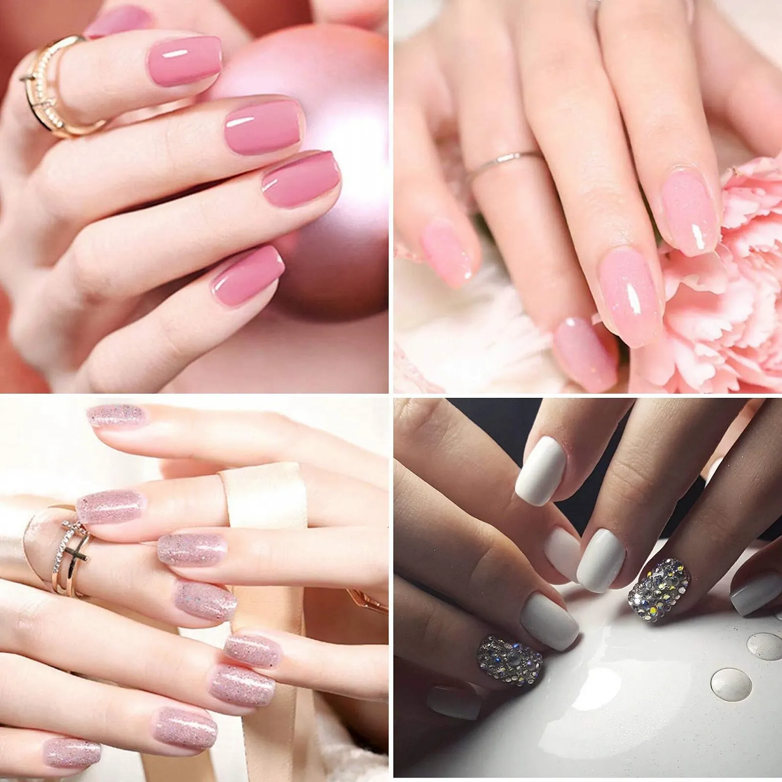 Гель-лак Vishine 22 кольори + Базове покриття та Верхнє покриття УФ LED Soak Off, 24 флакони, фото №4