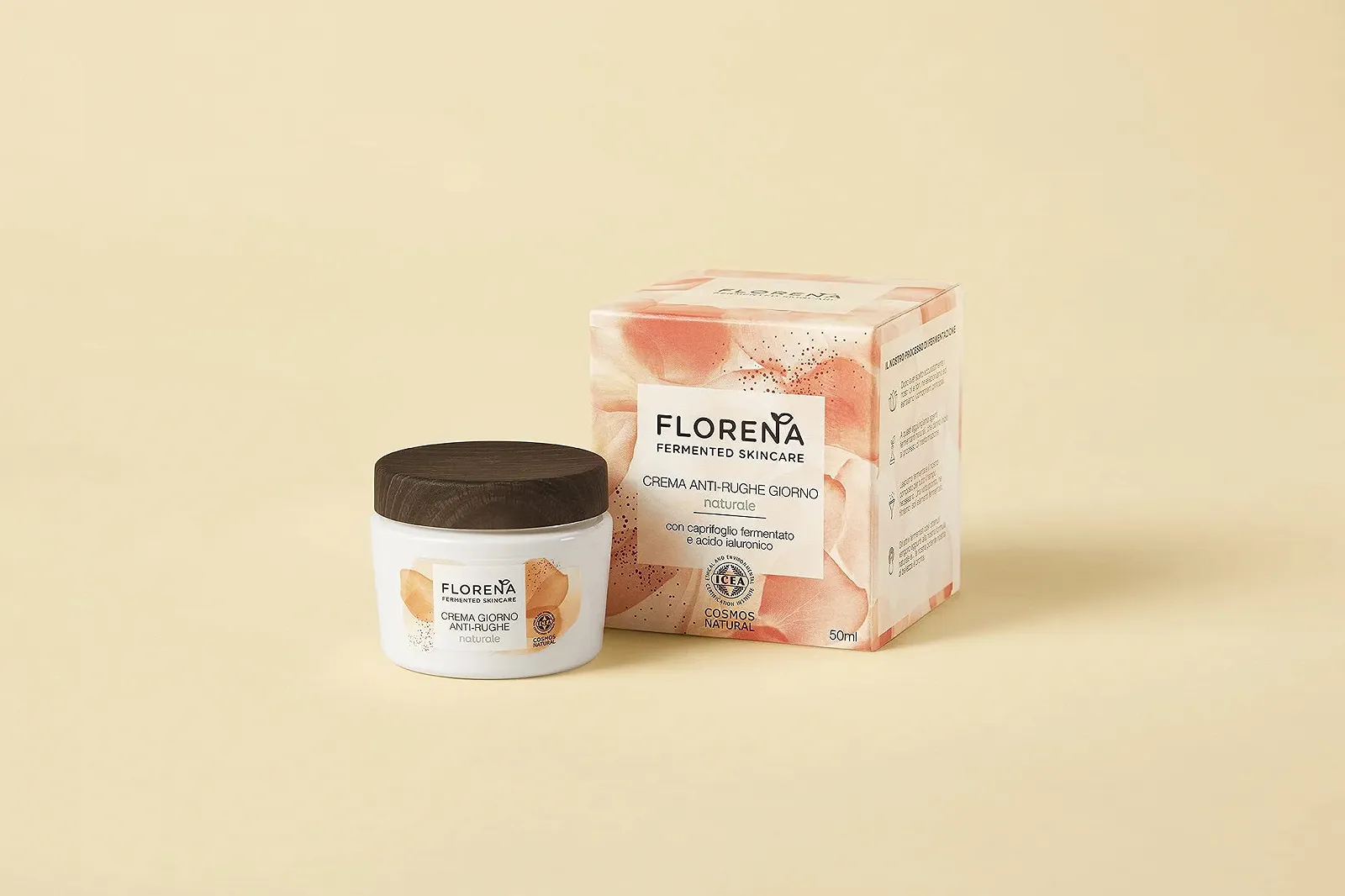 Денний крем FLORENA Fermented Skincare Natural проти зморшок Веганський антивіковий з жимолостю та гіалуроновою кислотою 50 мл, фото №4 Денний крем FLORENA Fermented Skincare Natural проти зморшок Веганський антивіковий з жимолостю та гіалуроновою кислотою 50 мл, фото №4