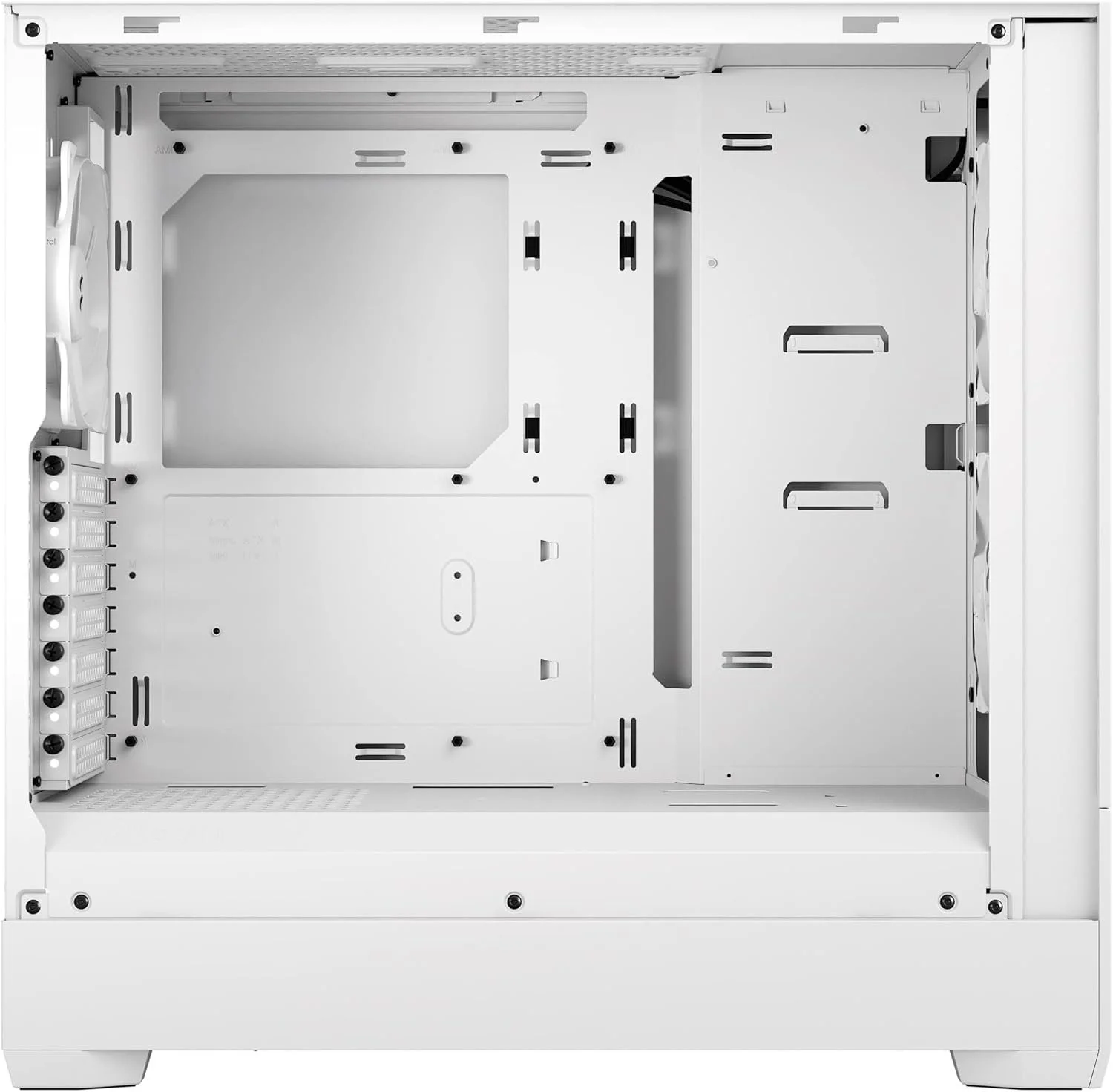 Корпус Fractal Design Pop Air / без БП / ATX, mATX, Mini-ITX / Midi-Tower / 3x120mm ARGB / Glass / USB 2.0 / White, фото №11