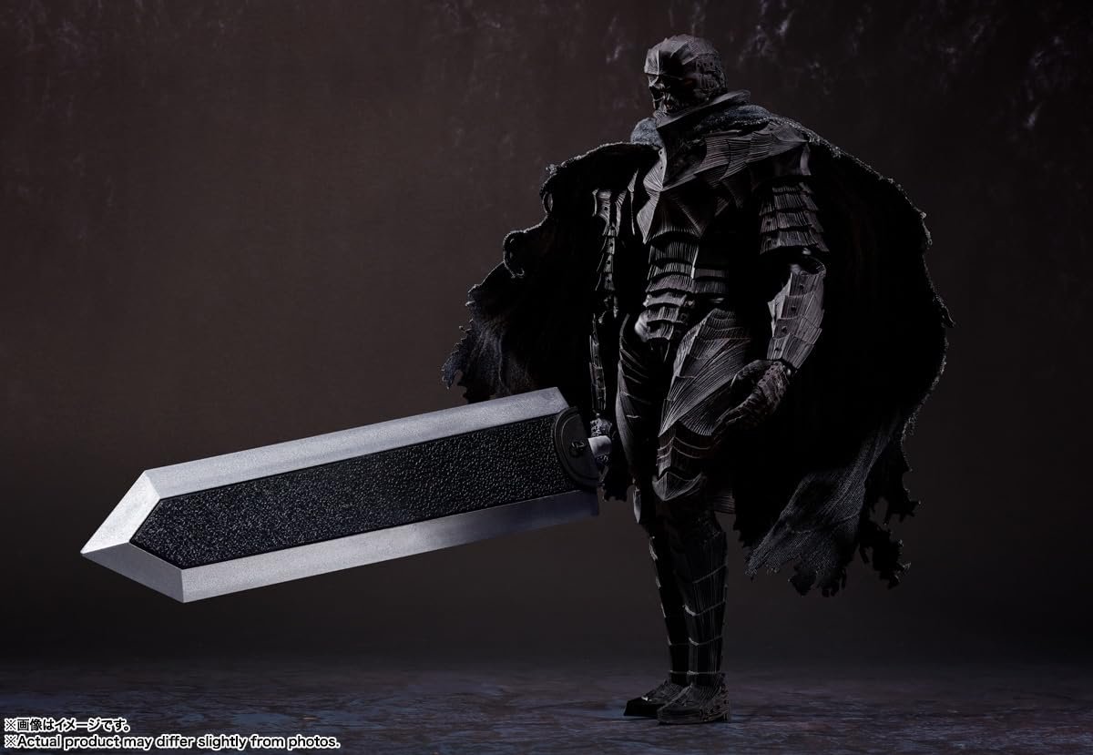 Фигурка Action Brand Tamashii Nations S.H. Figuarts Berserk Guts (Berserk Armor) Passionate, 160 мм, ABS, PVC и ткани, фото №2