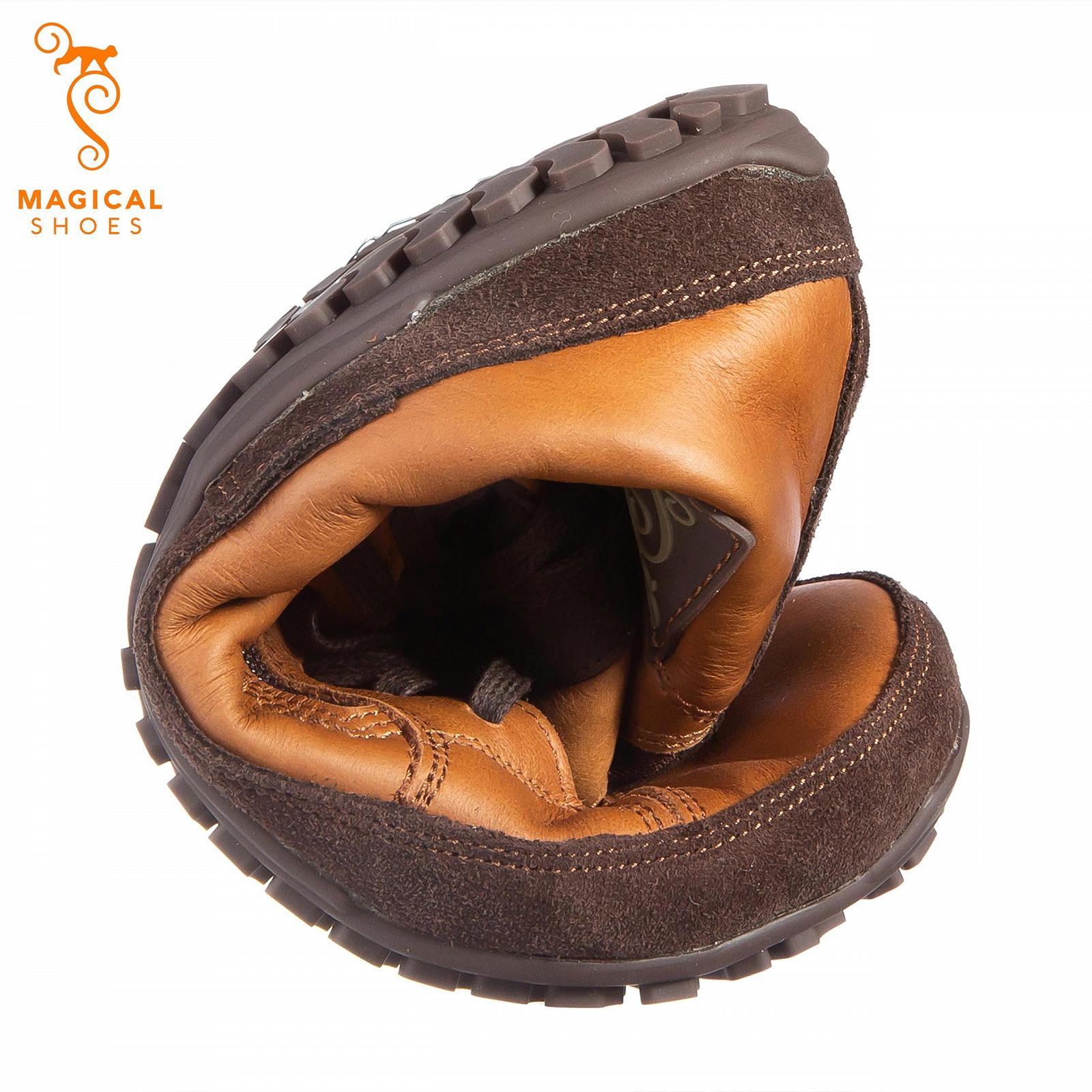 Ботинки Magical Shoes Alaskan зимние на шнуровке для мужчин и женщин кожаные, фото №5