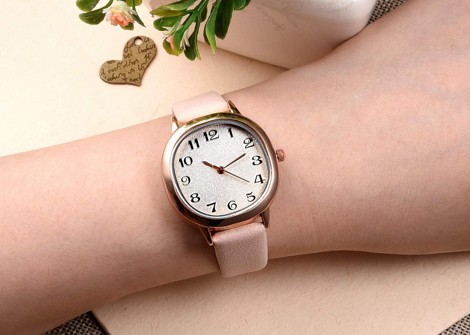 Жіночий годинник JSDDE Класичний Аналоговий Кварцовий Годинник з Арабськими Цифрами та Шкіряним Ремінцем, фото №3 Жіночий годинник JSDDE Класичний Аналоговий Кварцовий Годинник з Арабськими Цифрами та Шкіряним Ремінцем, фото №3