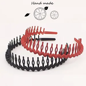 Обруч для волос Пластик с зубцами synthetic.ua - Фото 1