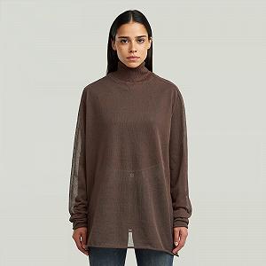 Женский свитер G-Star RAW Sheer Loose Turtle Knitted Sweater - S - Фото 1