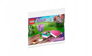 Конструктор LEGO Коробка конфет и цветы полибег 75 деталей 30411 - Фото 1