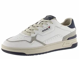 Кеды Victoria 1985 Low-Top Унисекс C80 Кожа и Цветные и Сплит Кожаные Детали и Ретро Логотип 8800119 - Фото 1